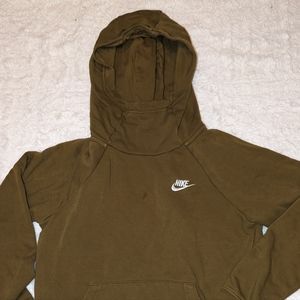 Nike women's olive hoodie size small